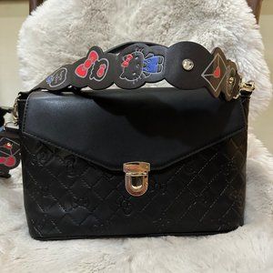 HELLO KITTY-RARE NWOT Embossed Handbag with Detailed Strap